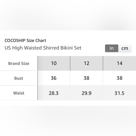 COCOSHIP Women's 14 Retro Floral High Waisted Bikini Tie Front Ruffle Swimsuit - Picture 4 of 5